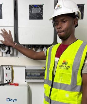 Engineer Amos Kariuki. Green Energy Consultant