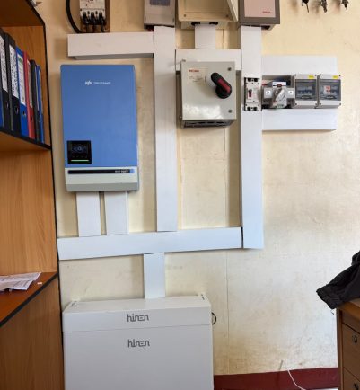 Komjoh solar solutions at Kenya Airways Juba South Sudan