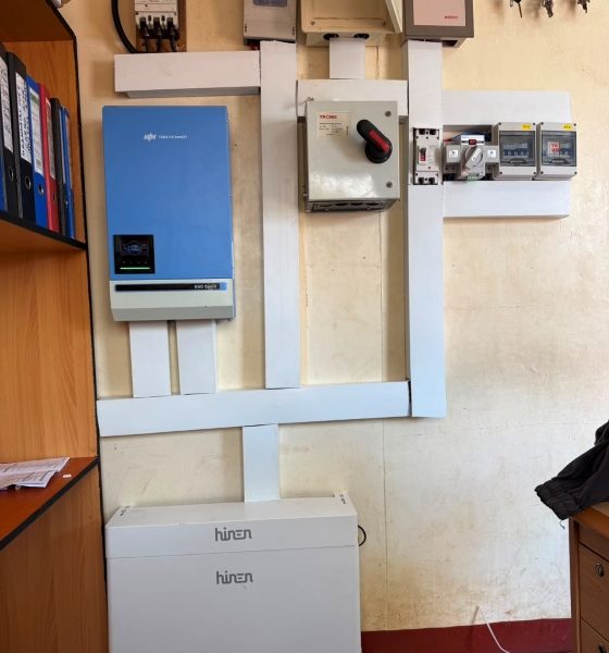 Komjoh solar solutions at Kenya Airways
