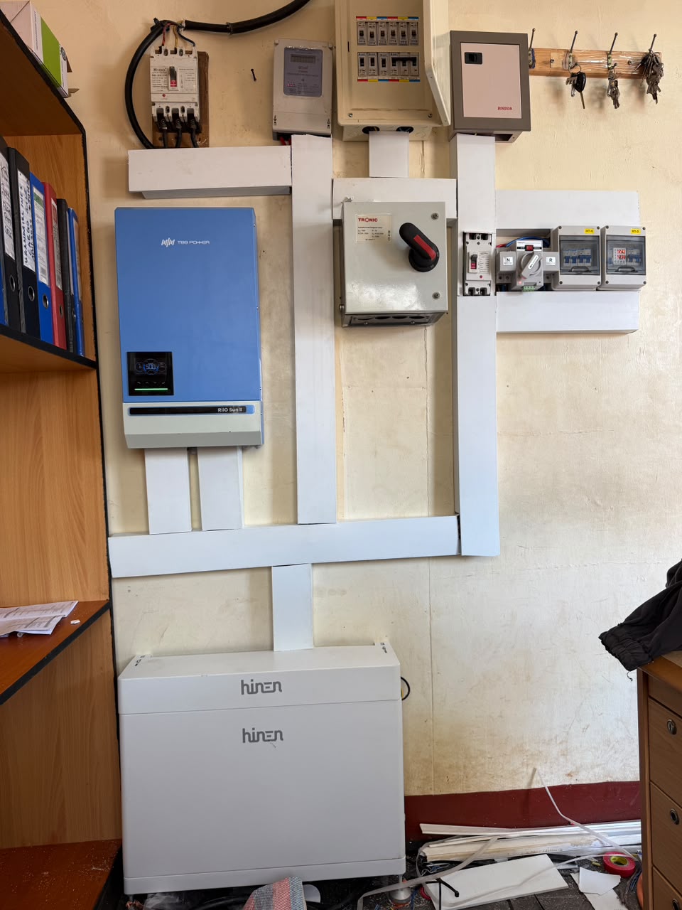 Komjoh solar solutions at Kenya Airways Juba South Sudan